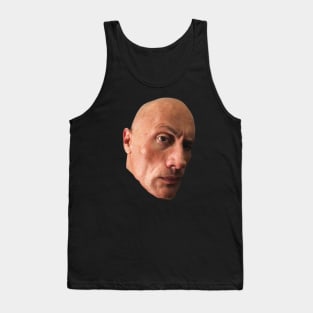 The Rock Eyebrow Raise Face Meme Tank Top